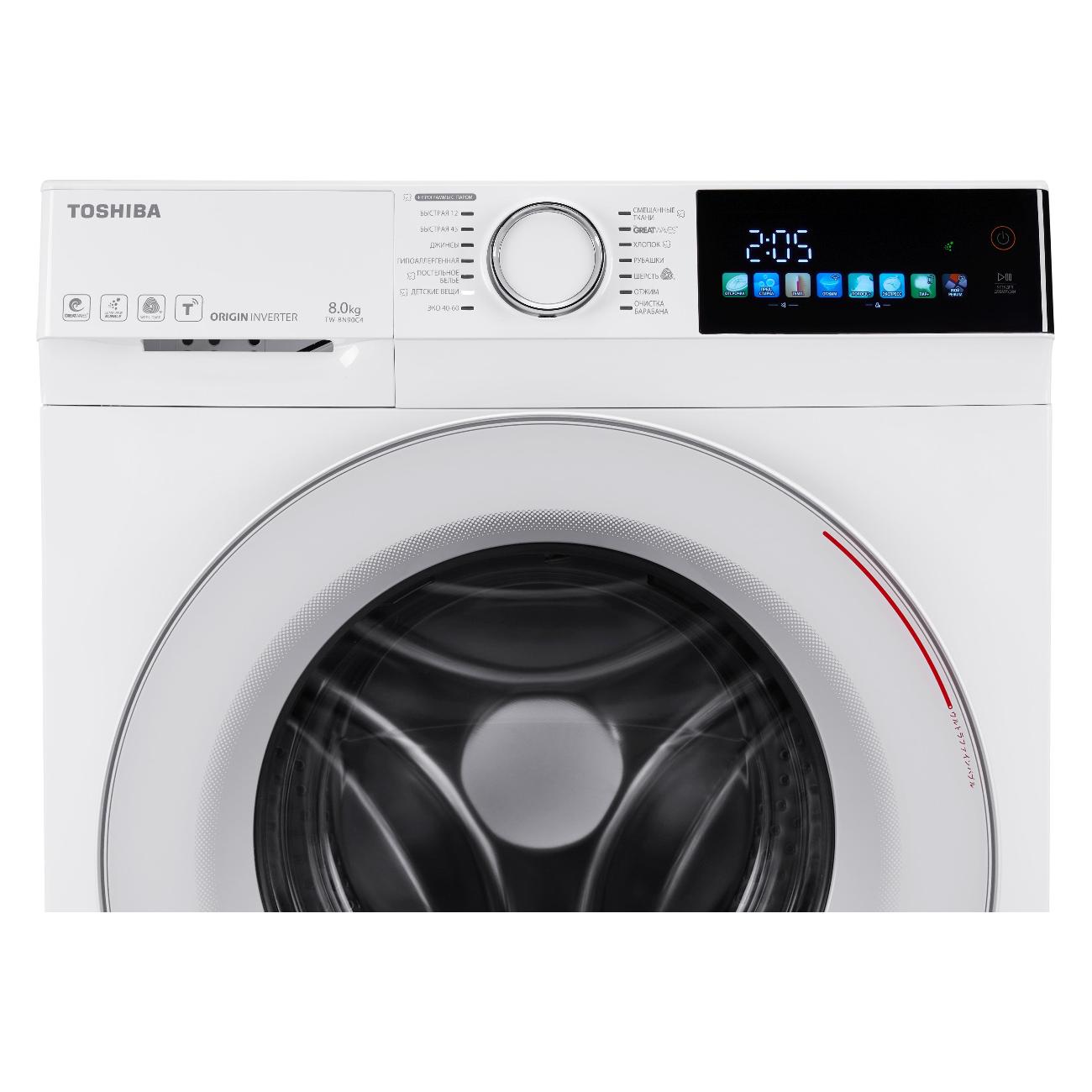 Купить Стиральная машина узкая Toshiba TW-BN90C4RU(WK) в каталоге интернет  магазина М.Видео по выгодной цене с доставкой, отзывы, фотографии - Москва