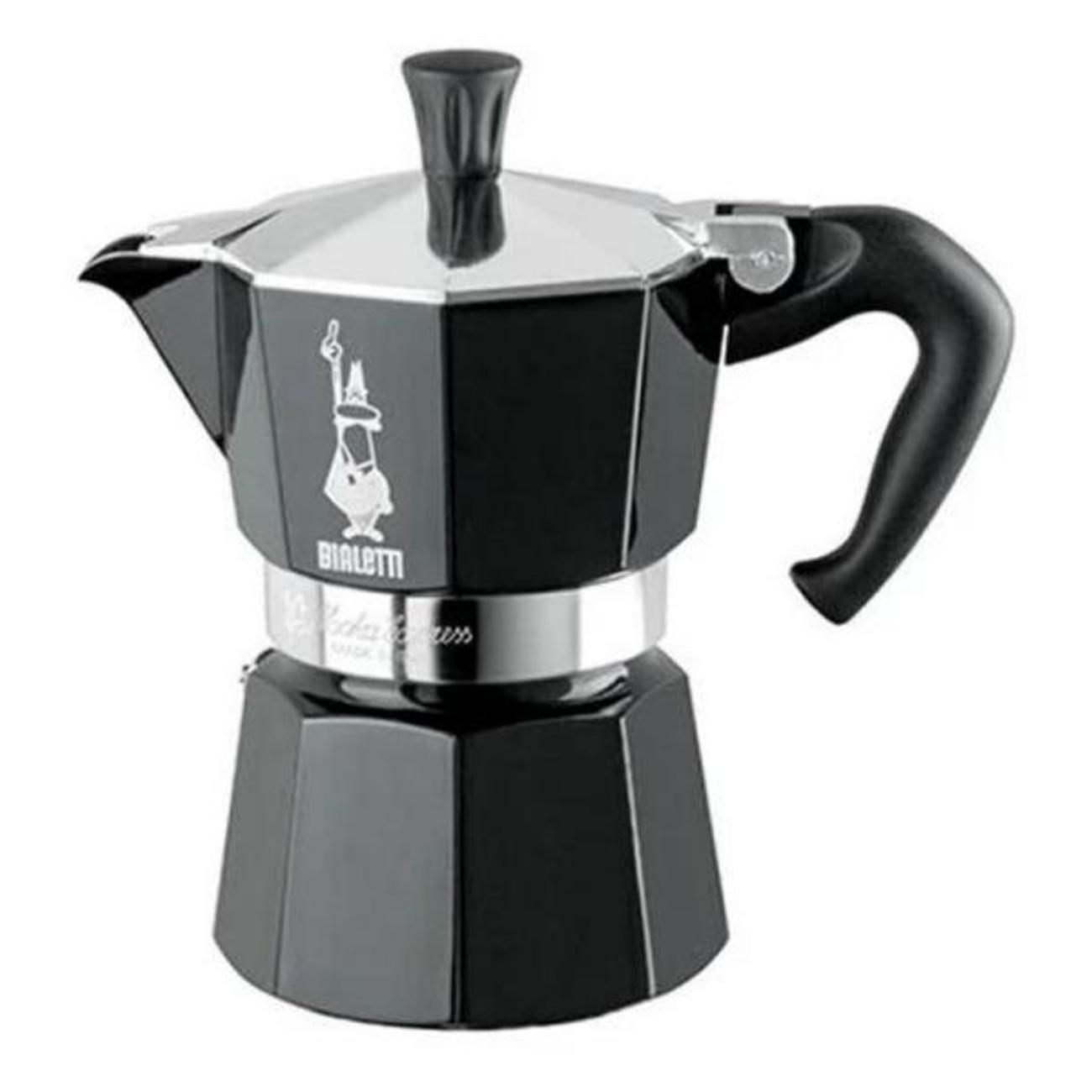 Изображение товара Кофеварка гейзерная Bialetti Moka Express Color 4952 черная