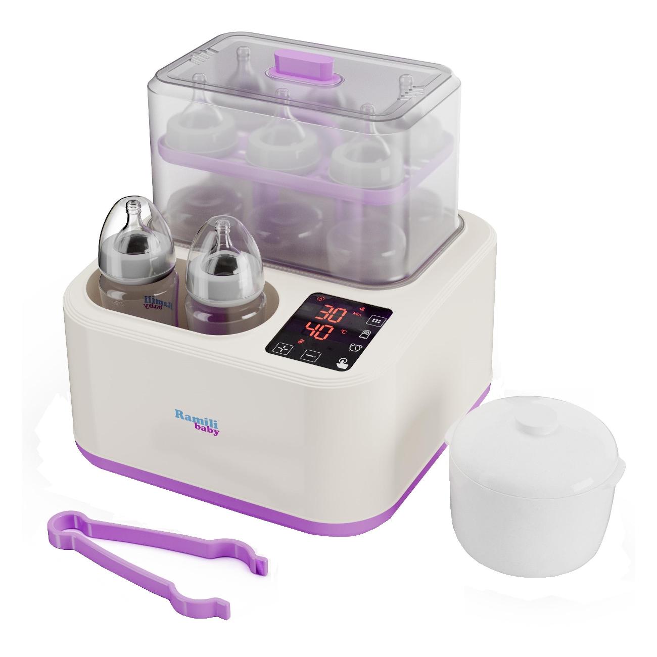 Изображение товара Стерилизатор для бутылочек Ramili Baby BSS300 8-в-1 + горшочек + увлажнитель
