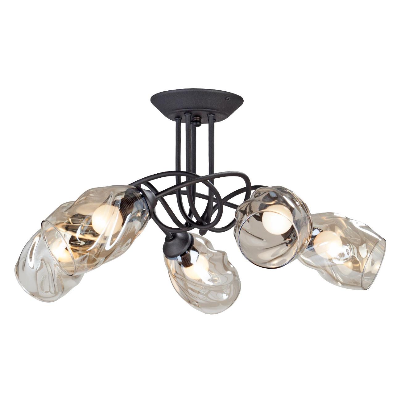 Изображение товара Люстра Vitaluce 5 ламп E27 макс. 40Вт 15 м2 (V4926-1/5PL) Изображение товара Люстра Vitaluce 5 ламп E27 макс. 40Вт 15 м2 (V4926-1/5PL)