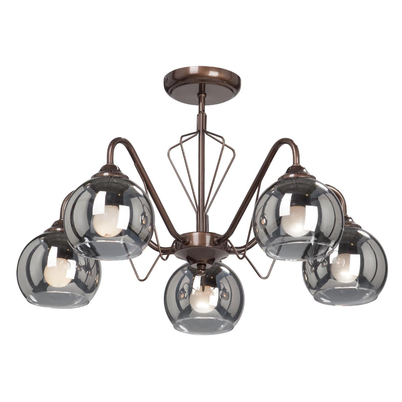 Изображение товара Люстра Vitaluce 5 ламп 15м2 Е27 макс. 40Вт (V3951-7/5PL)