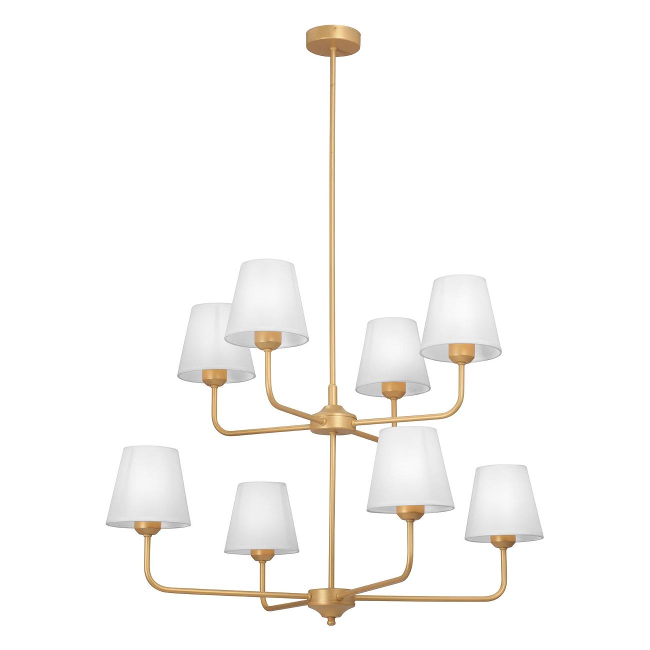 Изображение товара Люстра Vitaluce 8 ламп E14 макс. 40Вт 24 м2 (V3923-8/8PL)