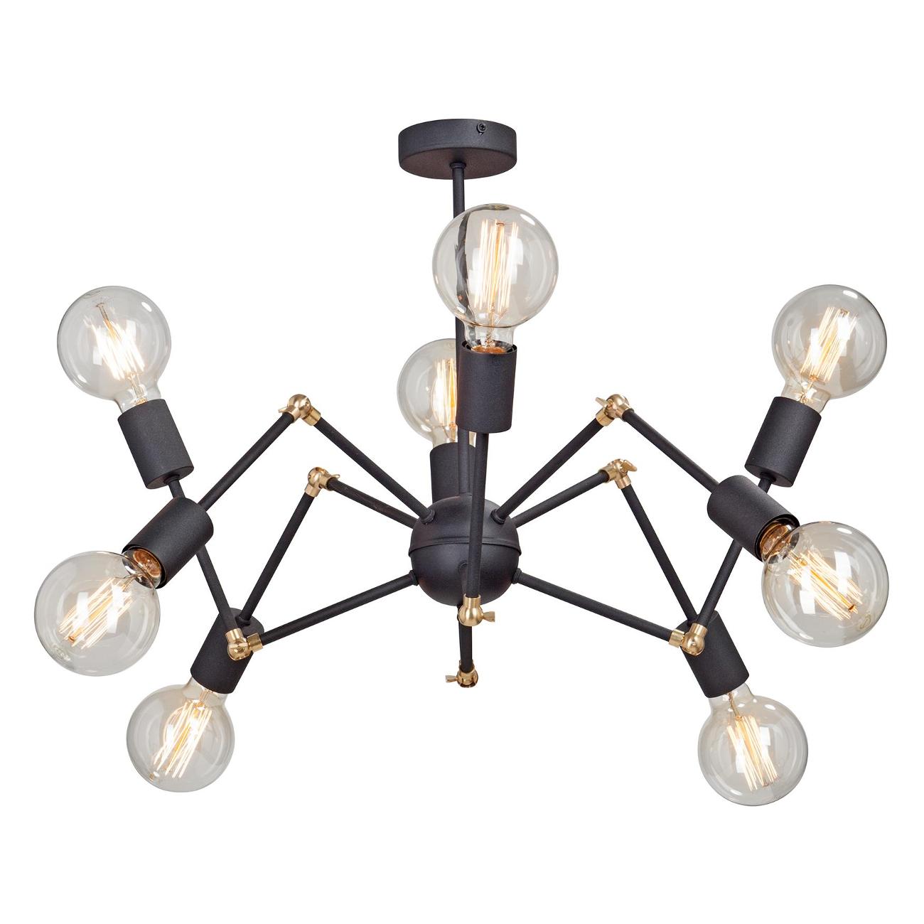 Изображение товара Люстра Vitaluce 8 ламп 24м2 Е27 макс. 40Вт (V4897-1/8PL)