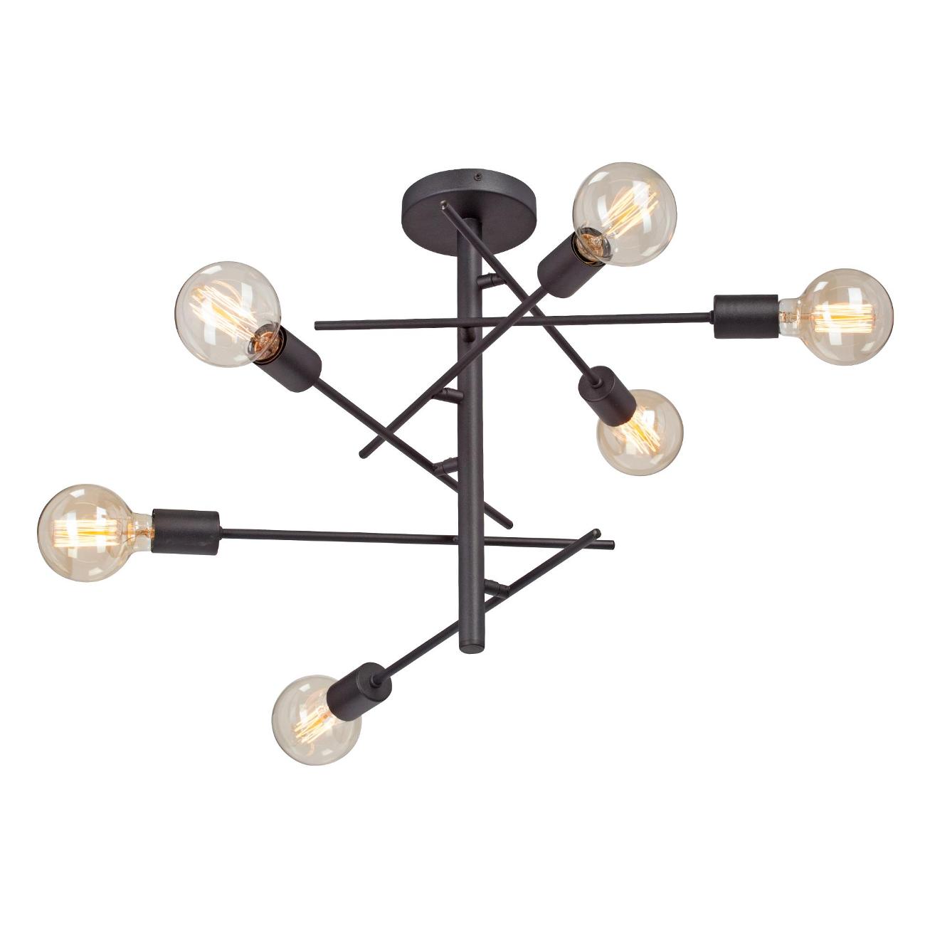 Изображение товара Люстра Vitaluce 6 ламп 18м2 Е27 макс. 40Вт (V3974-1/6PL)