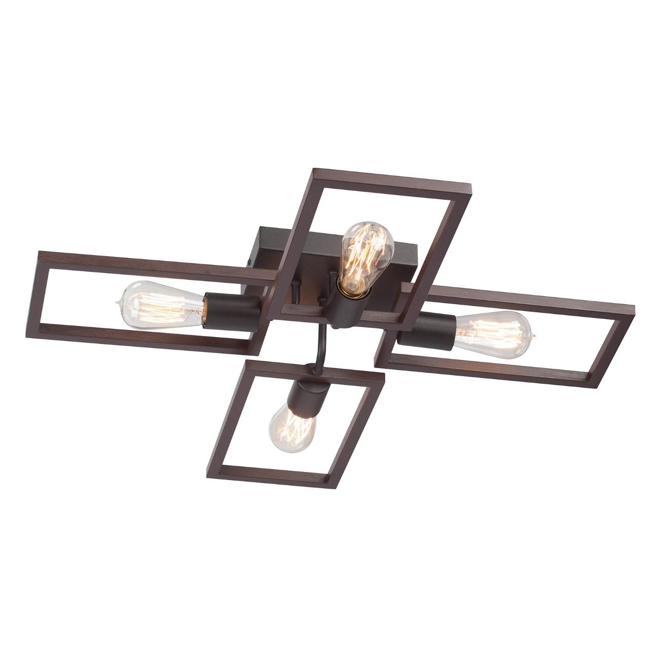 Изображение товара Люстра Vitaluce 4 лампы E27 макс. 40Вт 12 м2 (V3031-7/4PL)