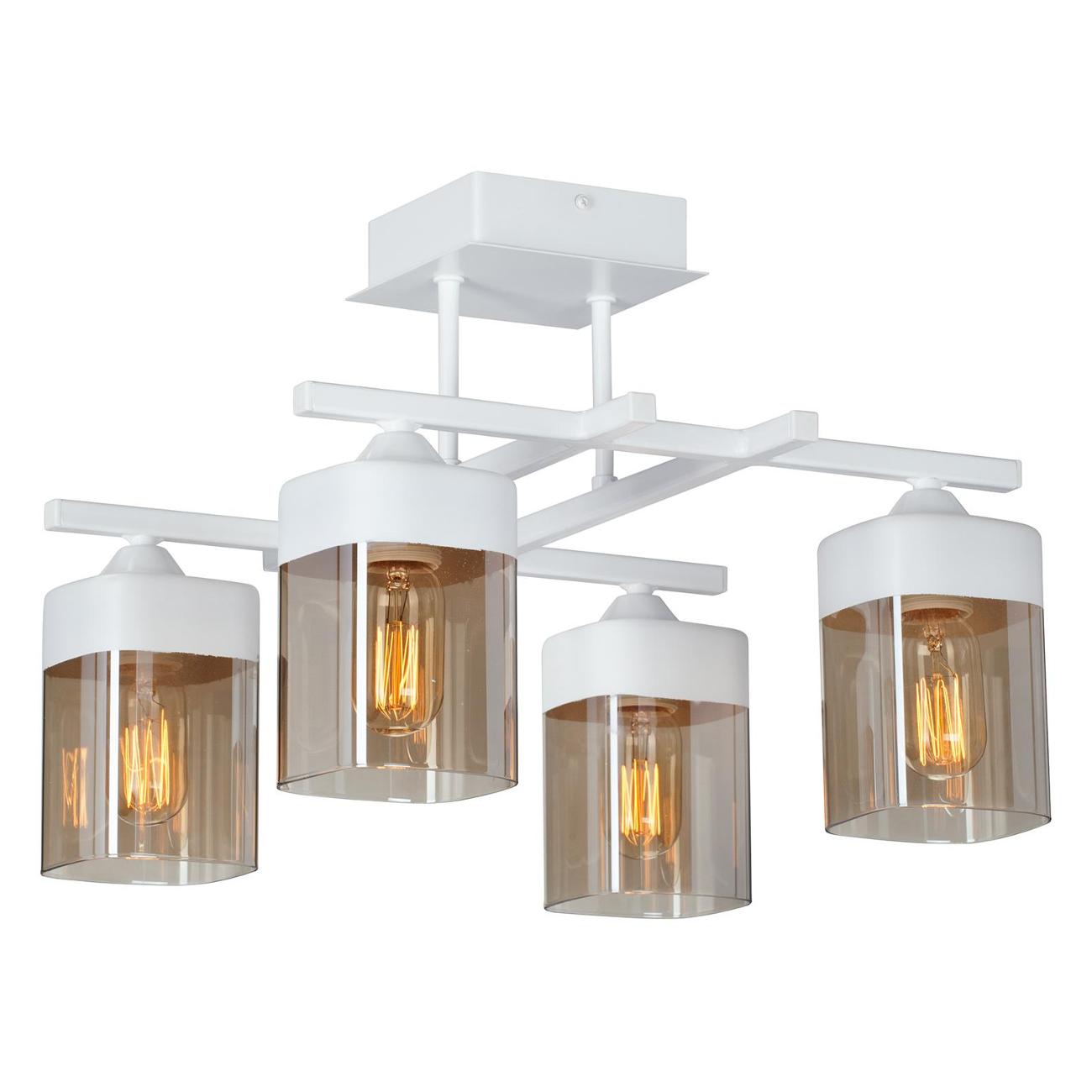 Изображение товара Люстра Vitaluce 4 лампы 12м2 Е27 макс. 40Вт (V4797-0/4PL)