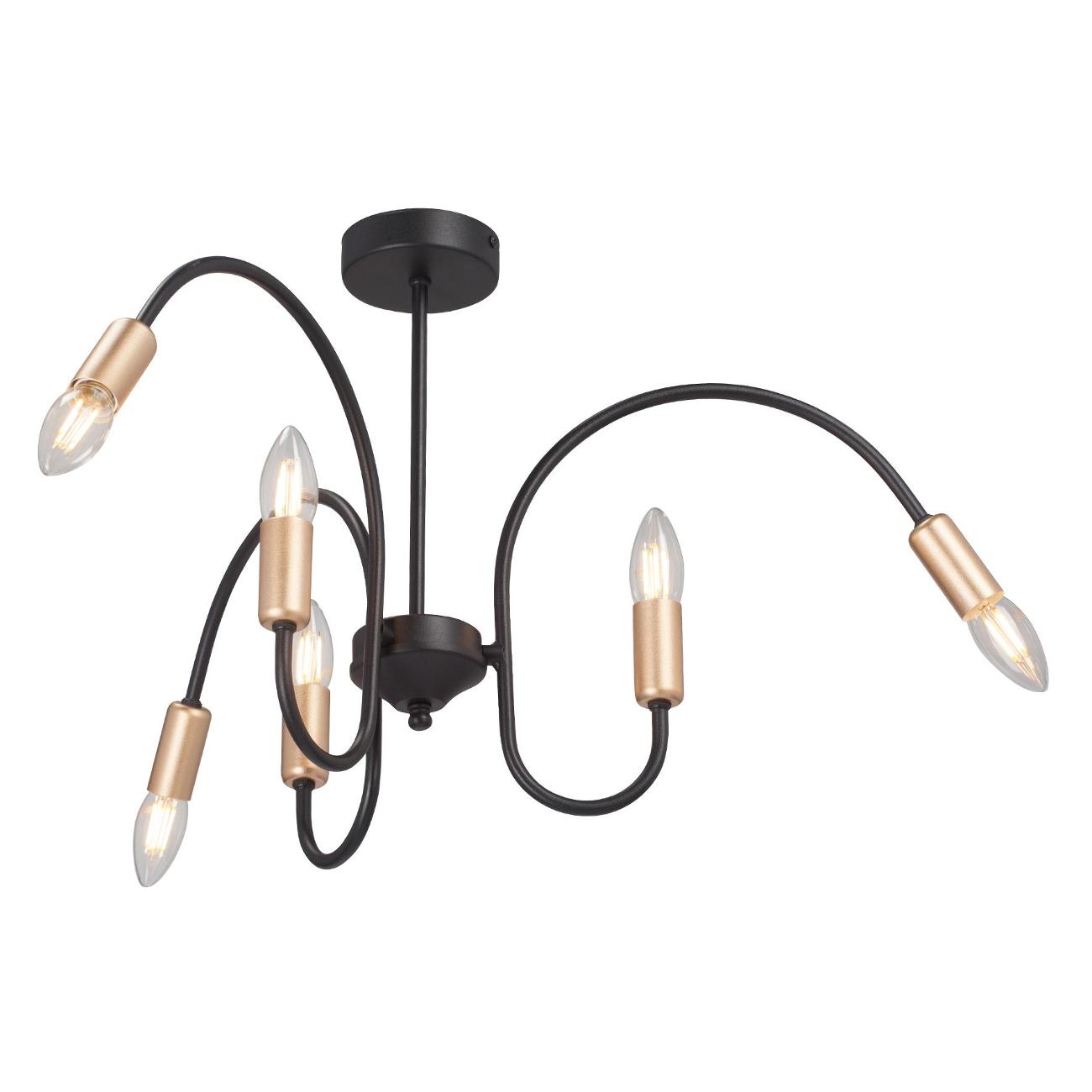 Изображение товара Люстра Vitaluce 6 ламп E14 макс. 40Вт 18 м2 (V3026-1/6PL)