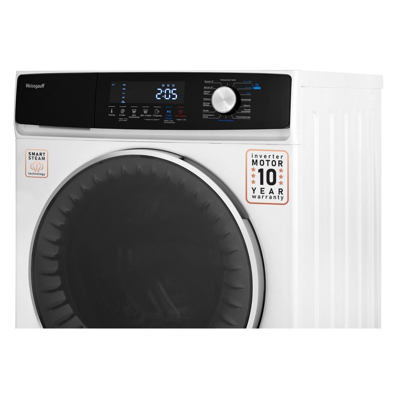 Weissgauff wm 4627 touch inverter steam