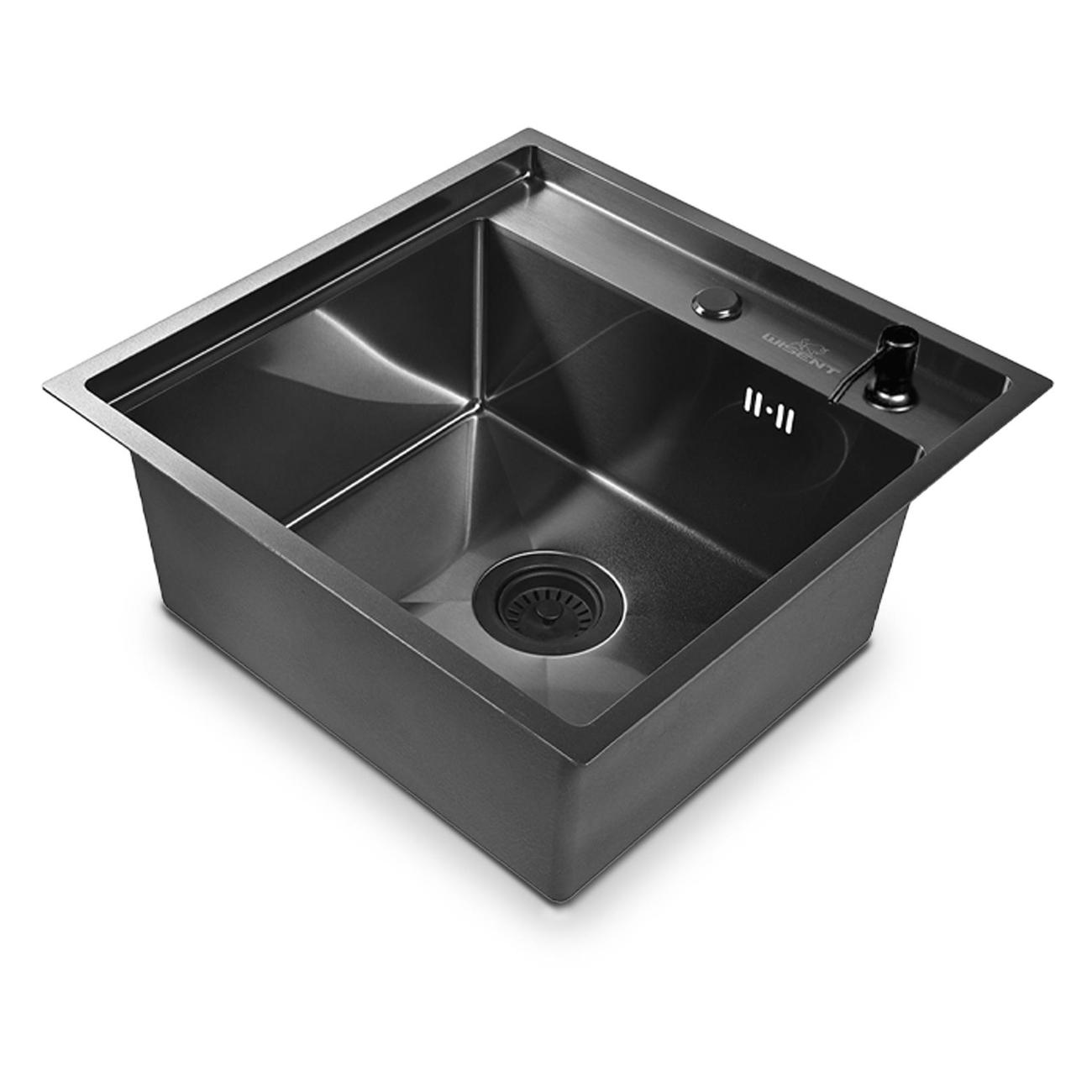 Изображение товара Мойка кухонная Wisent WS35050B/WGER010 графит