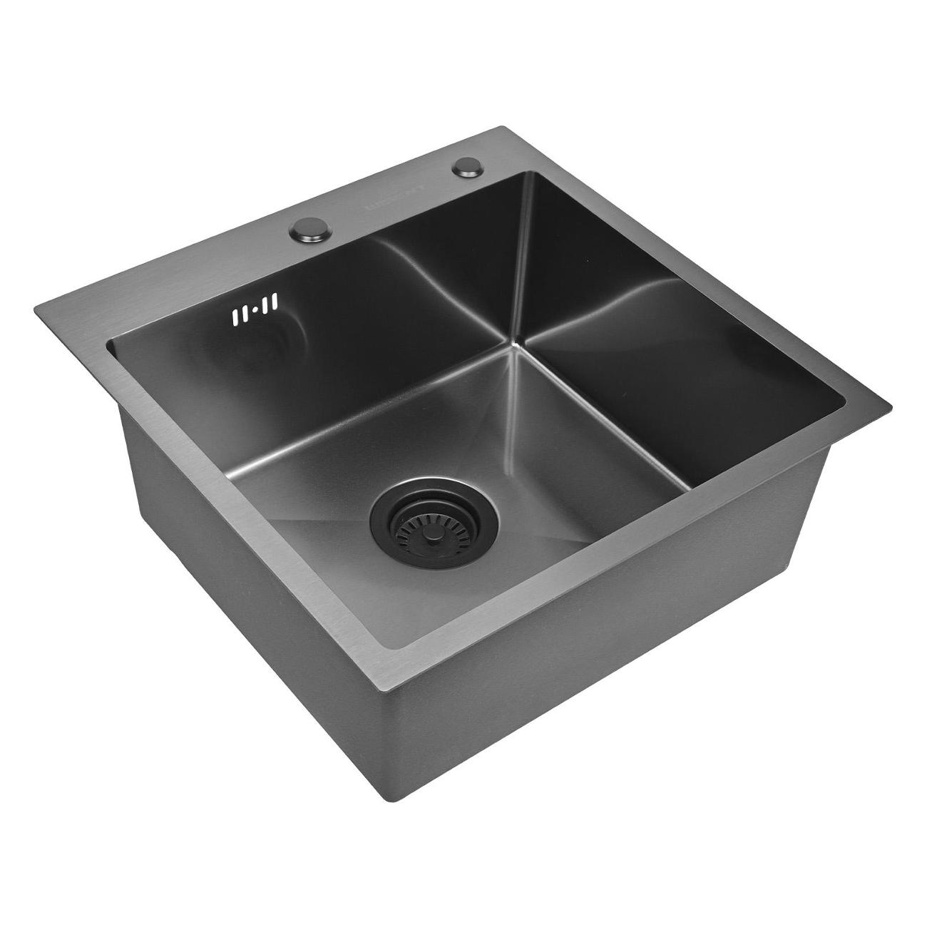 Изображение товара Мойка кухонная Wisent WGS35050B/WGER019B Изображение товара Мойка кухонная Wisent WGS35050B/WGER019B