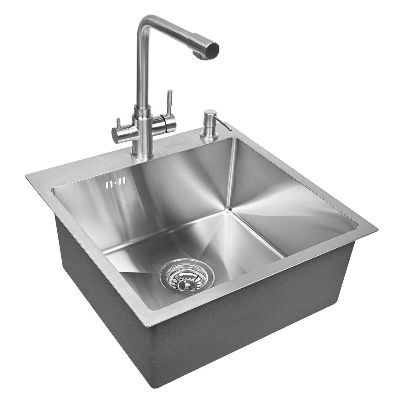 Изображение товара Мойка кухонная Wisent WGS35050/WGER013/W405A/W4355-3