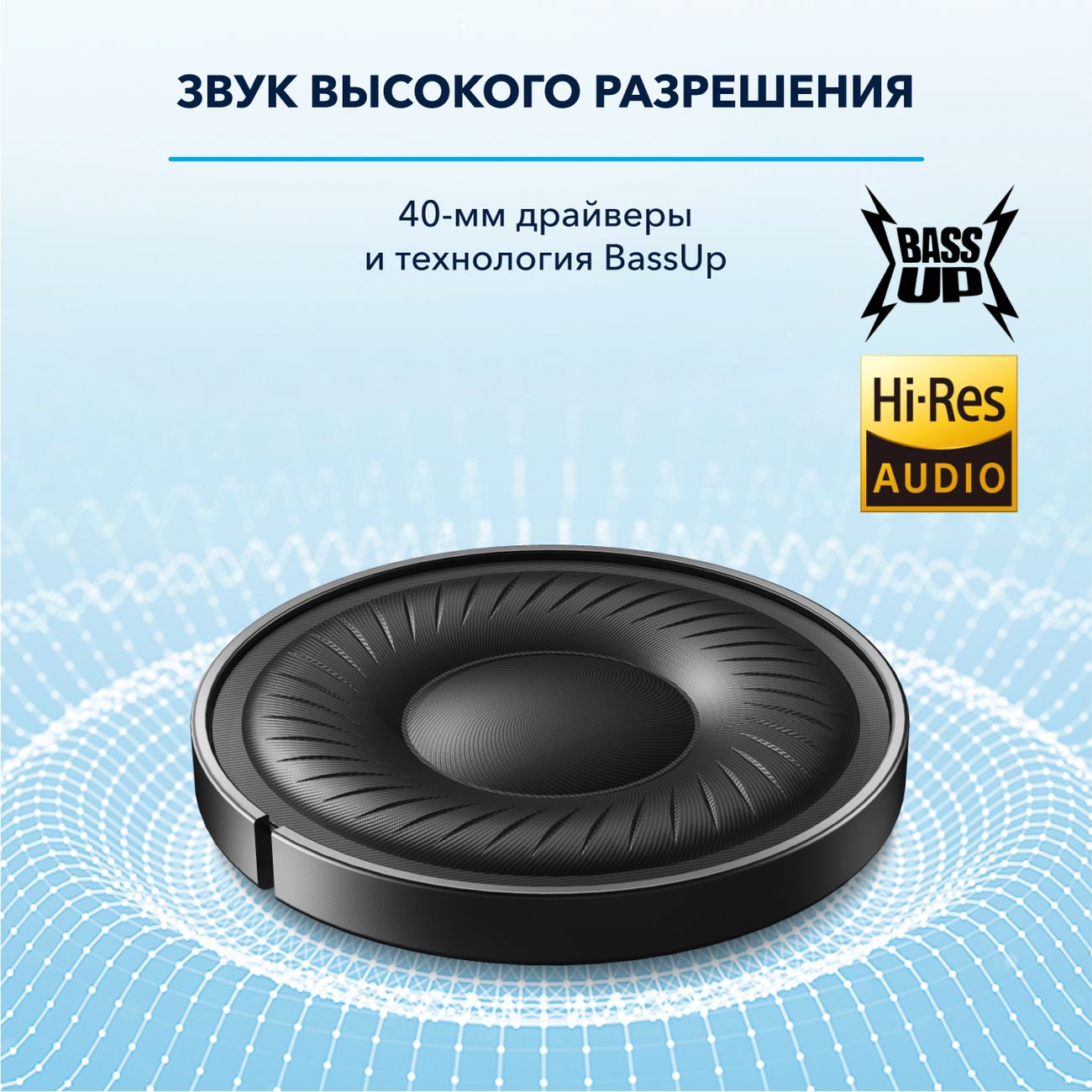 Наушники накладные Bluetooth Soundcore Q20i Black (A3004G11)