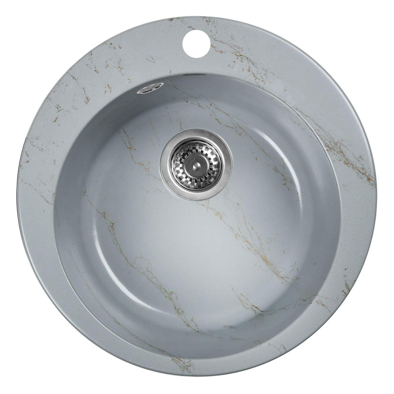 Изображение товара Мойка кухонная Wisent WA04-15 Gr/Gl