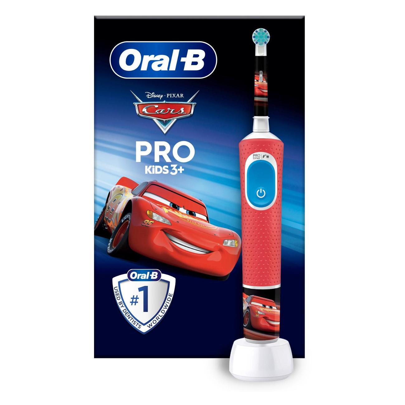 Купить Электрическая зубная щетка Oral-B Vitality Pro Kids Cars D103.413.2K  в каталоге интернет магазина М.Видео по выгодной цене с доставкой, отзывы,  фотографии - Москва