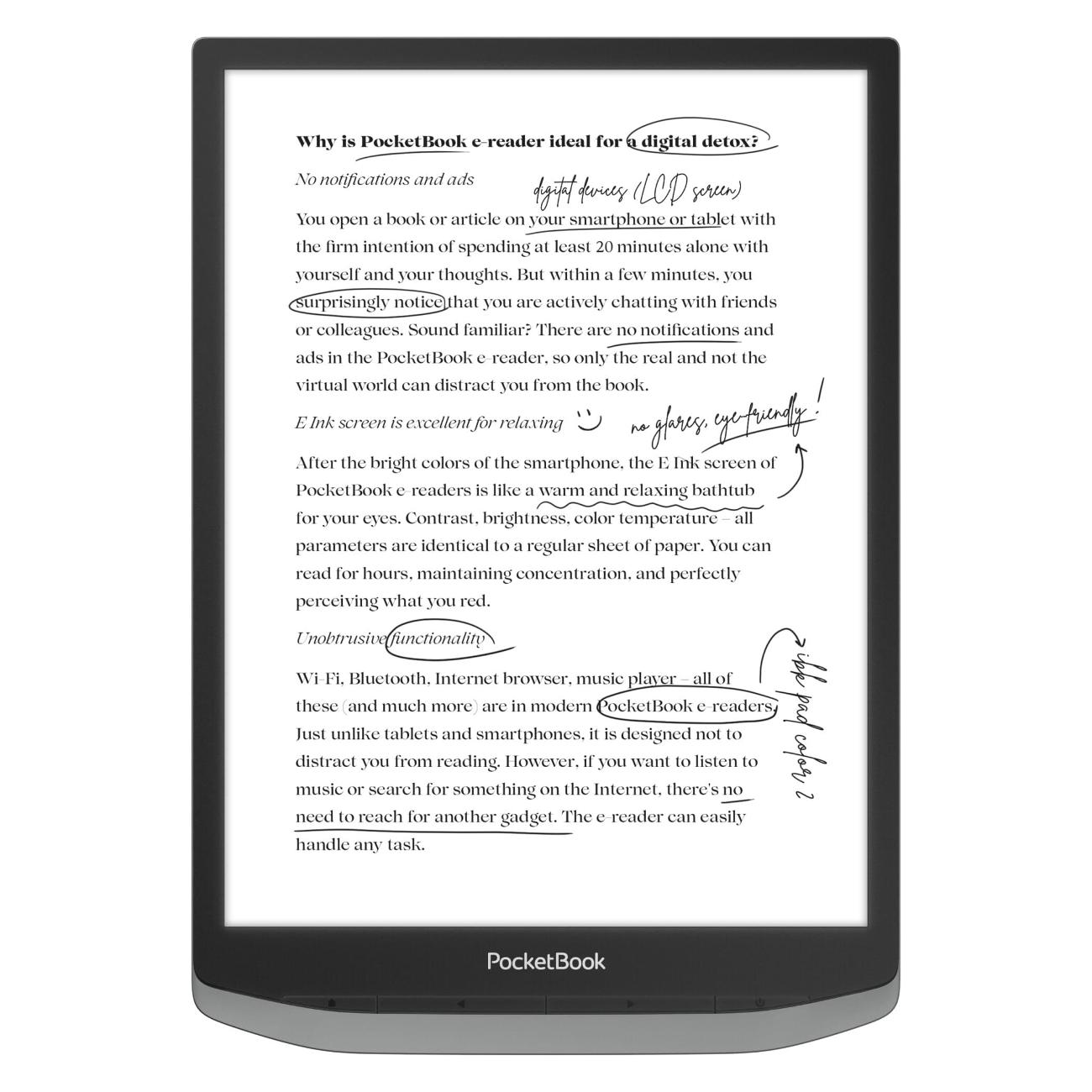 Электронная книга PocketBook PB1040D InkPad X Pro Mist Grey