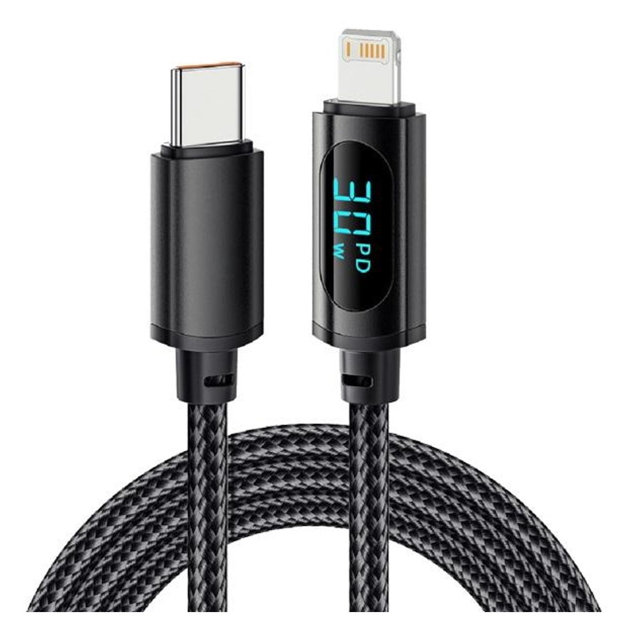 Изображение товара Кабель Rexant 1м Power Delivery 30 Вт с LED дисплеем (18-7068)