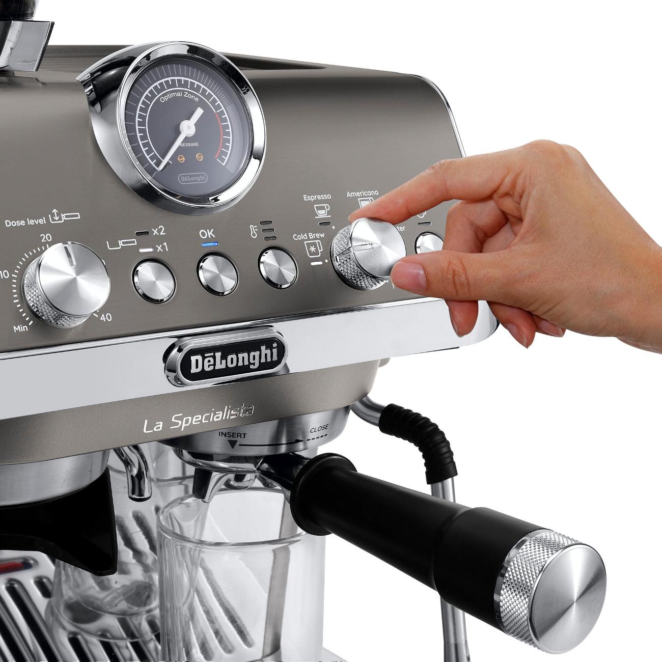 Кофемашина Delonghi la specialista. Жернова Delonghi la specialista EC 9335.M.