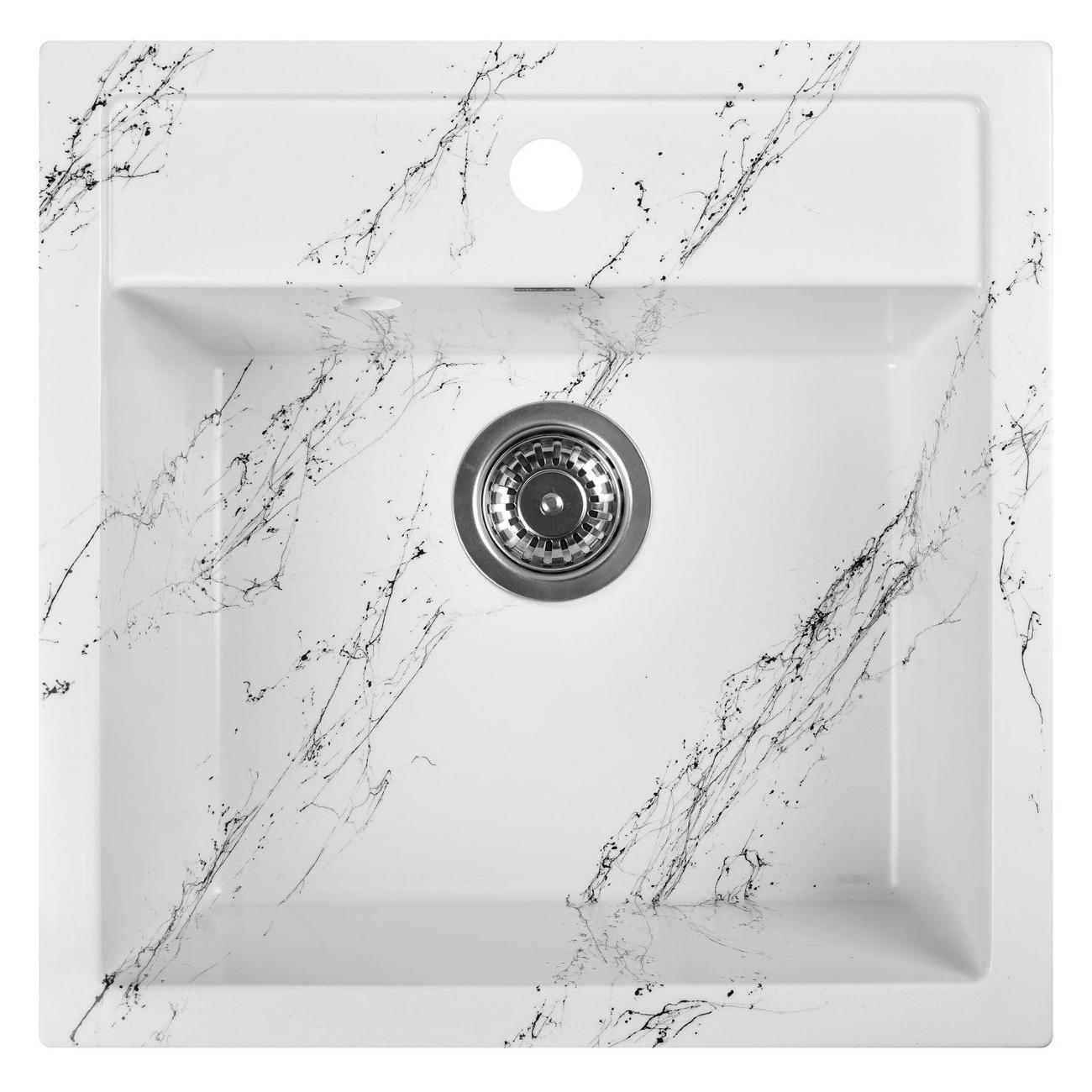 Изображение товара Мойка кухонная Wisent WA11-12 Wh/Bl