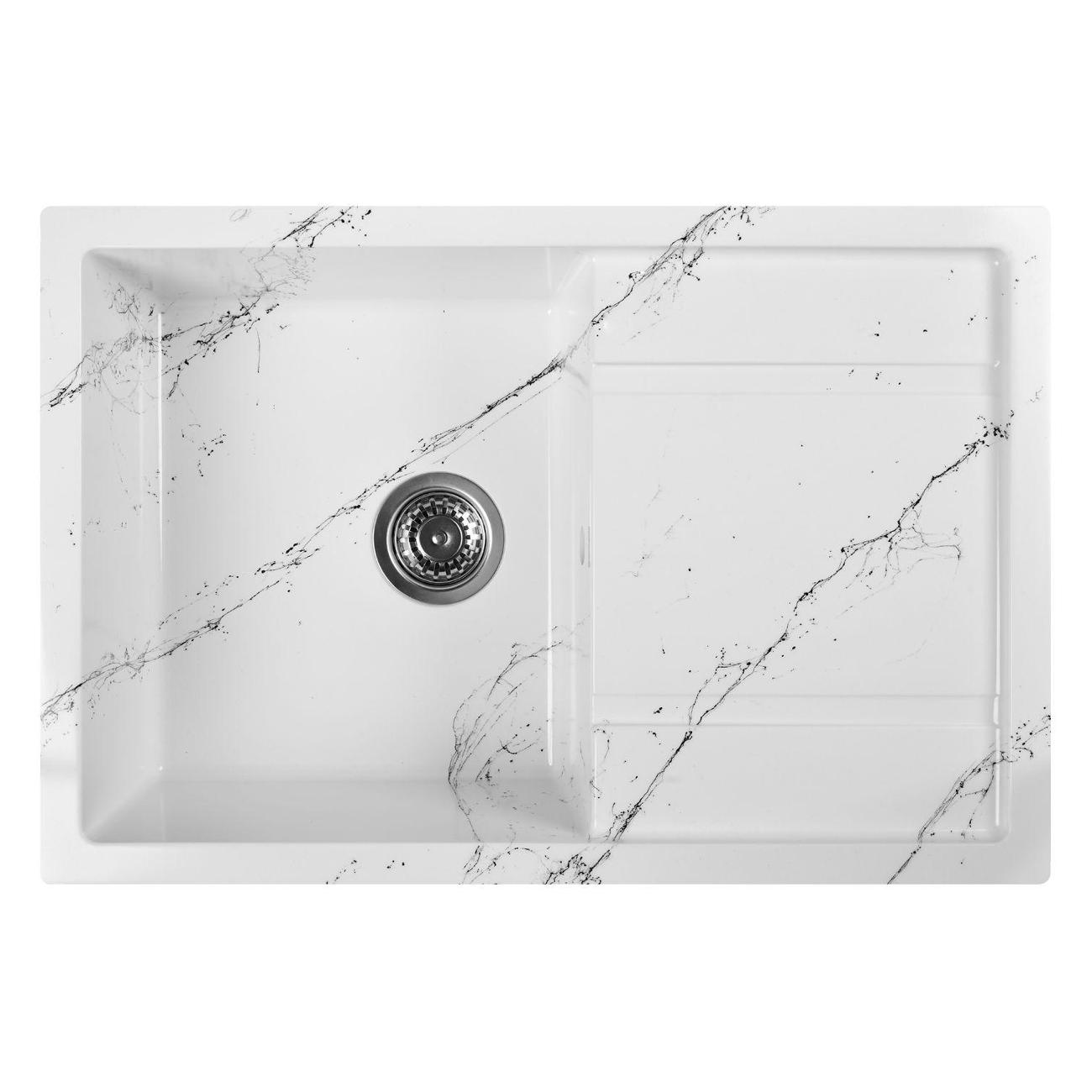 Изображение товара Мойка кухонная Wisent WB27-12 Wh/Bl