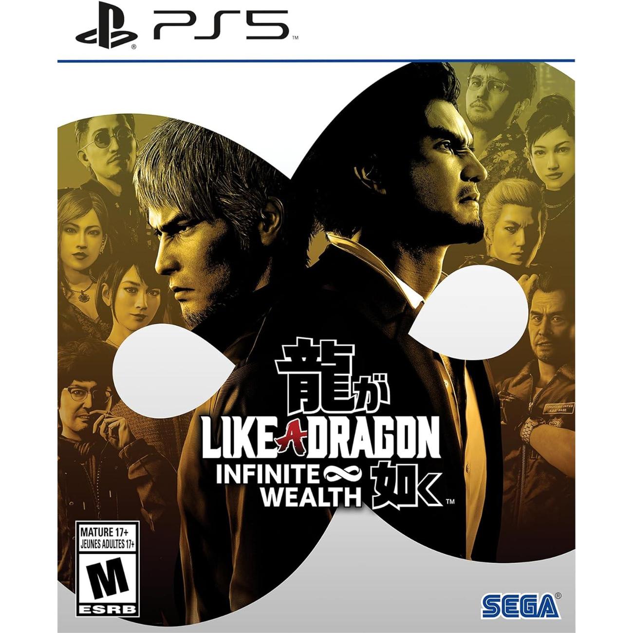 Like a dragon infinite wealth ps5 диск