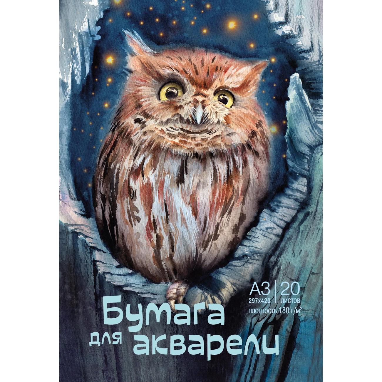 Изображение товара Бумага для акварели ND Play Сова