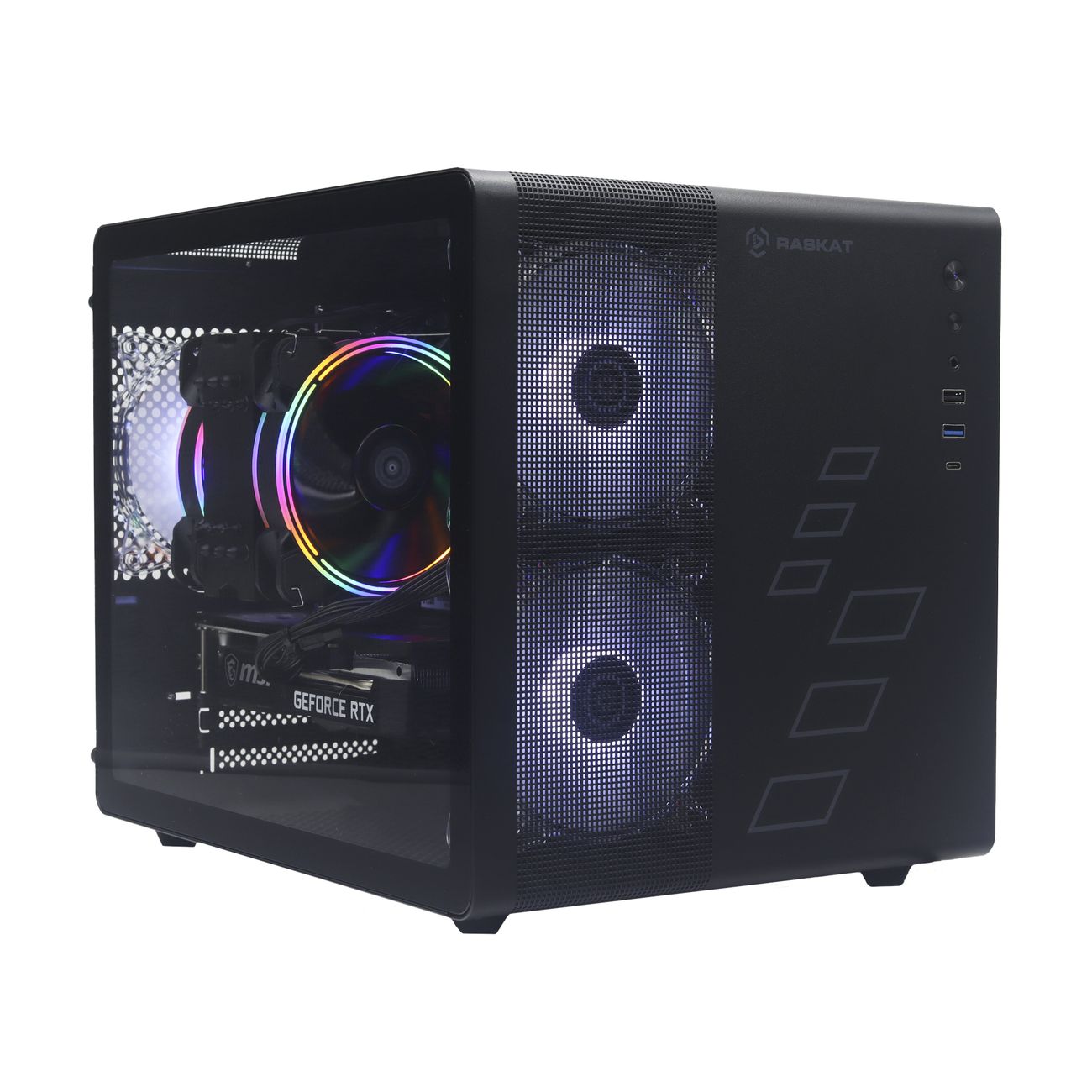 Системный блок игровой Raskat STRIKE 520 (i5-12400F/16Gb/SSD512Gb/RTX3050/noOS)