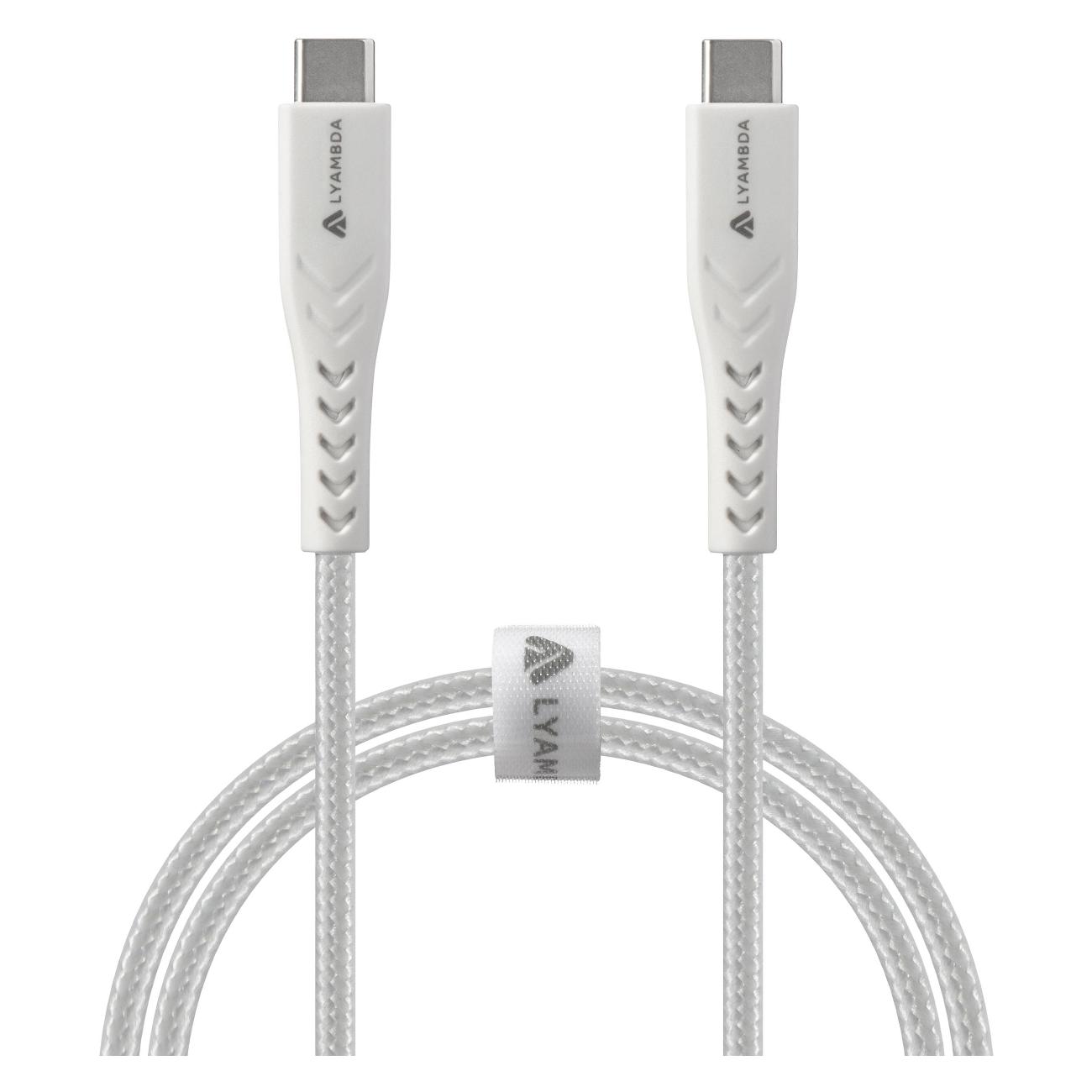 Изображение товара Кабель USB Type-C LYAMBDA LCC05 белый