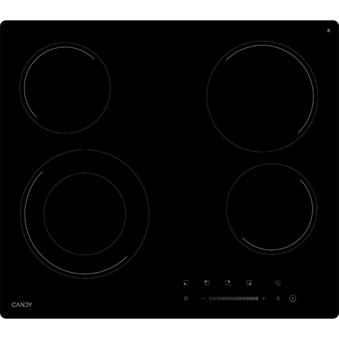 Изображение товара Варочная панель электрическая Candy CHXC64DB Изображение товара Варочная панель электрическая Candy CHXC64DB