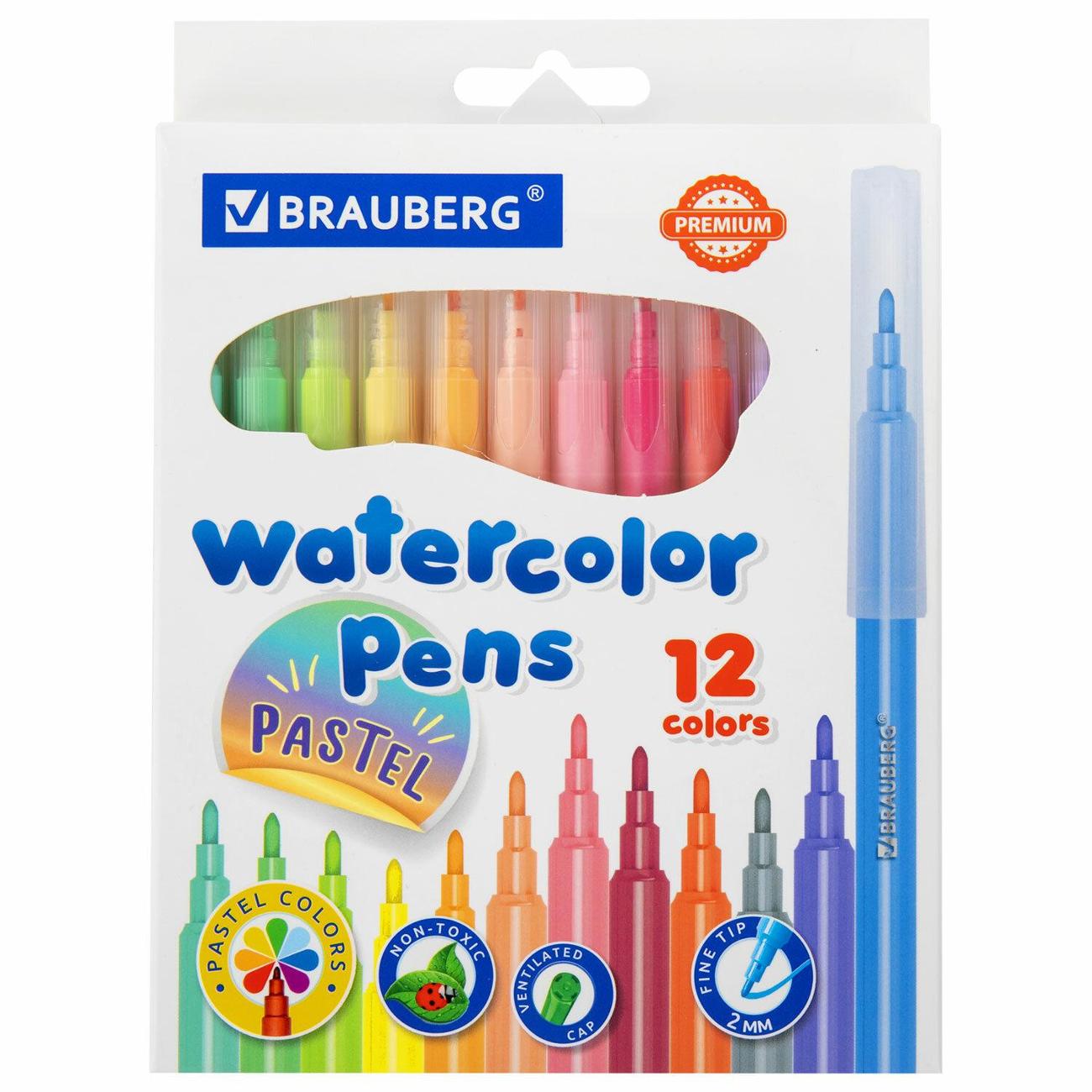 Изображение товара Набор фломастеров Brauberg Premium 12цв