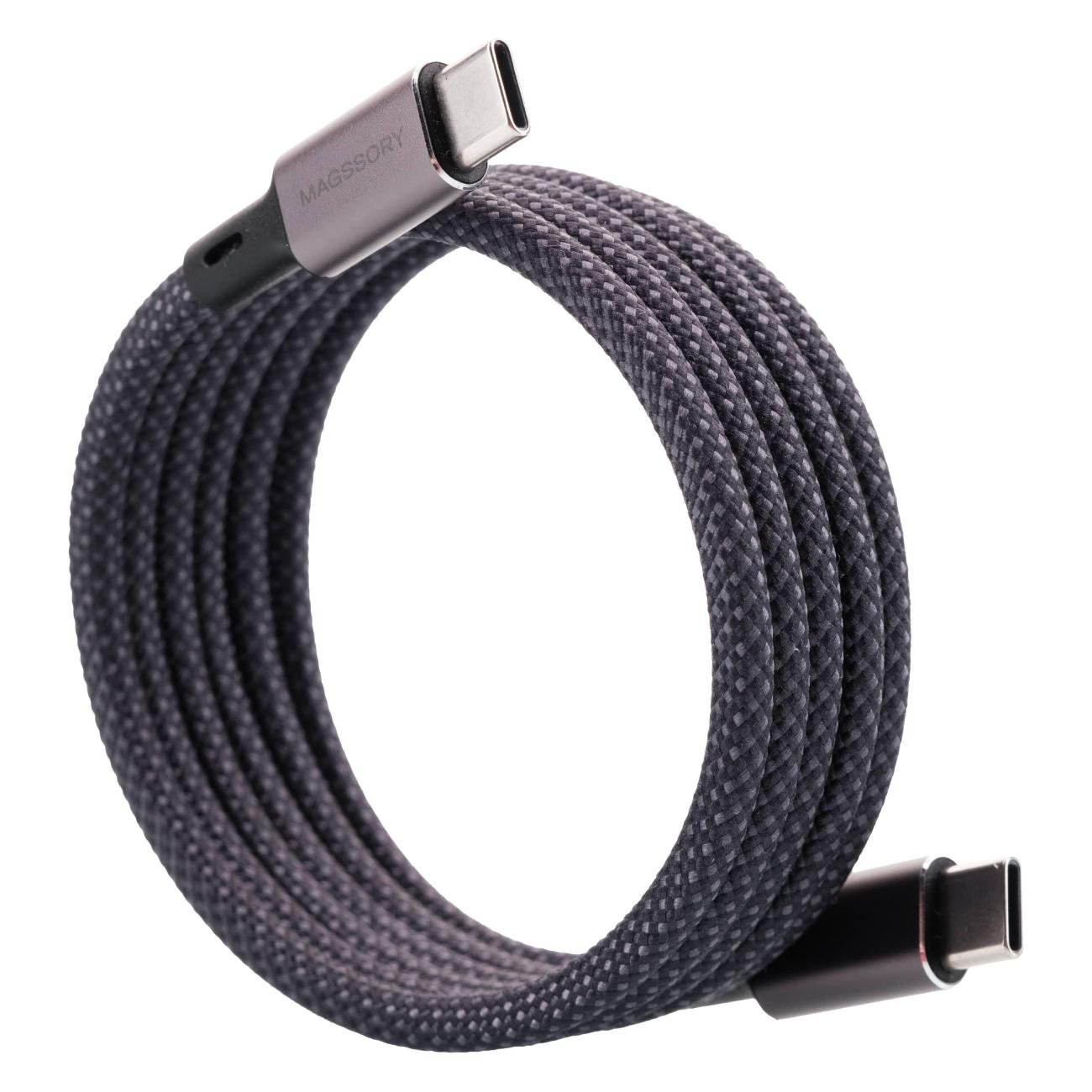 Изображение товара Кабель USB Type-C Magssory CBL001 1.2м темно-серый