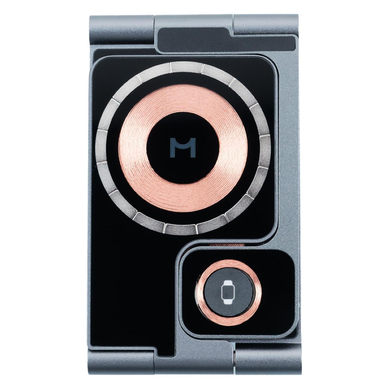 Изображение товара Беспроводное зарядное устройство Magssory Robo Design 3 в 1 (WCH006) черная полночь