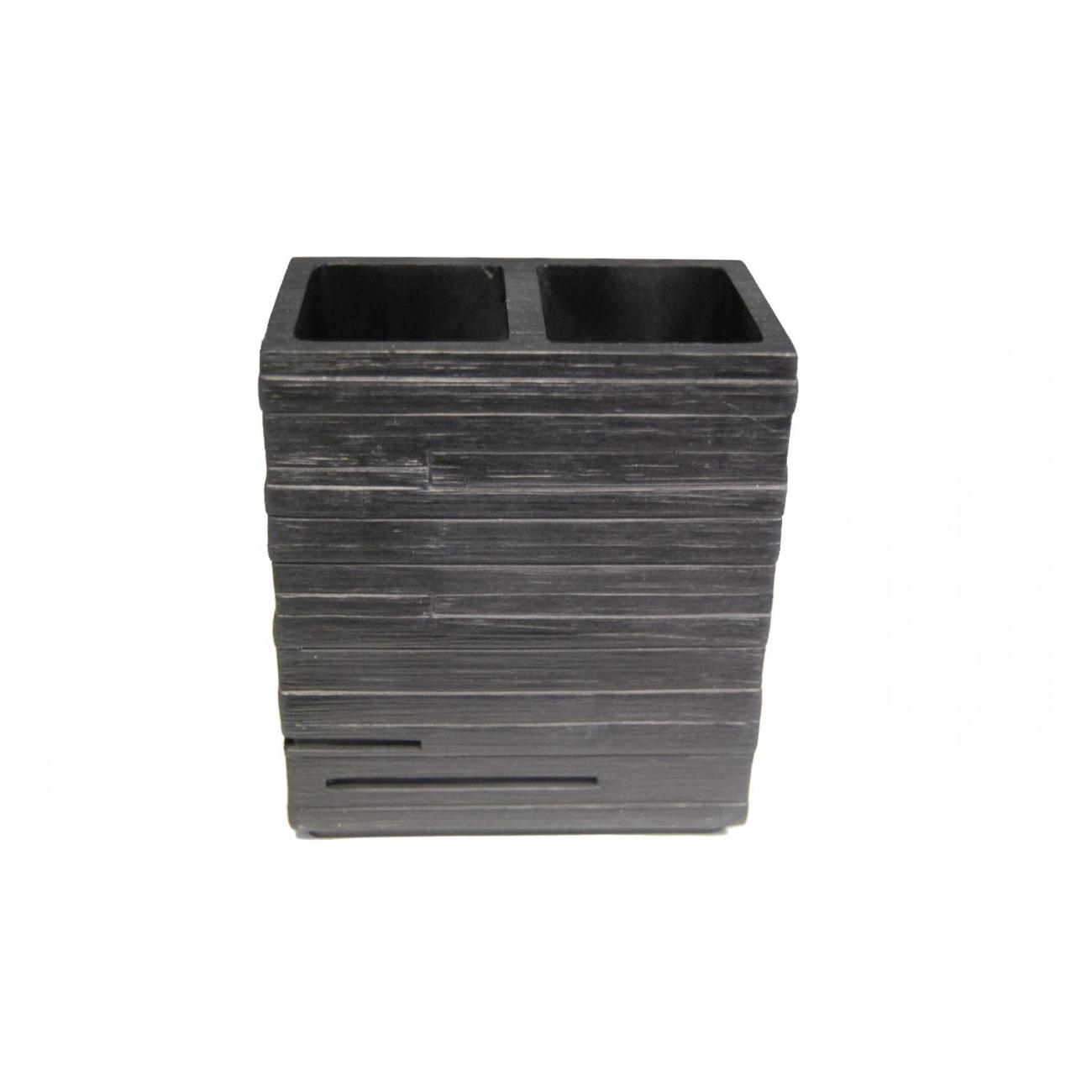 Изображение товара Стаканчик для зубных щеток RIDDER Brick черный (22150210)