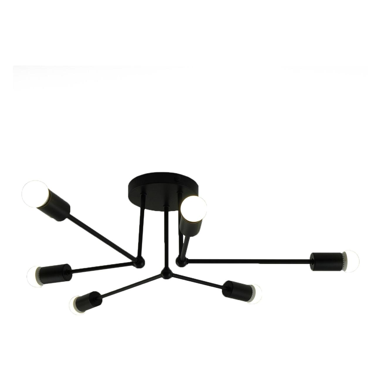 Изображение товара Люстра Estares BELFAST 6xE27-BLACK