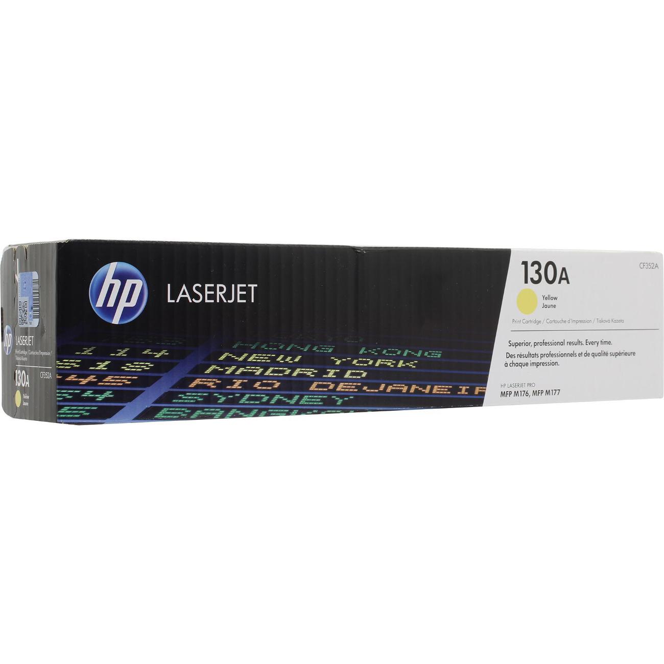 Изображение товара Картридж для лазерного принтера HP CF352A желтый