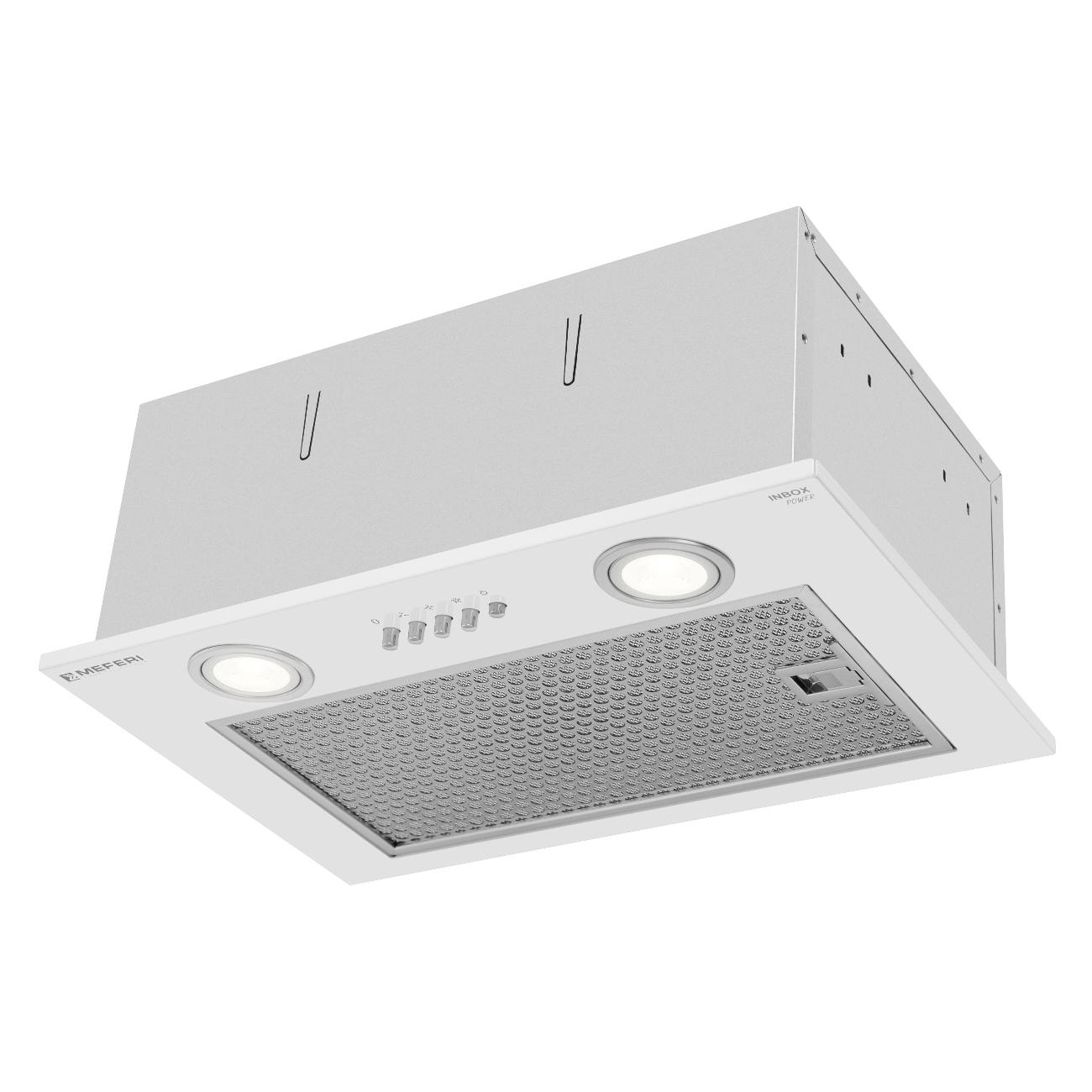 Изображение товара Вытяжка полностью встраиваемая MEFERI INBOX45WH мощность Изображение товара Вытяжка полностью встраиваемая MEFERI INBOX45WH мощность