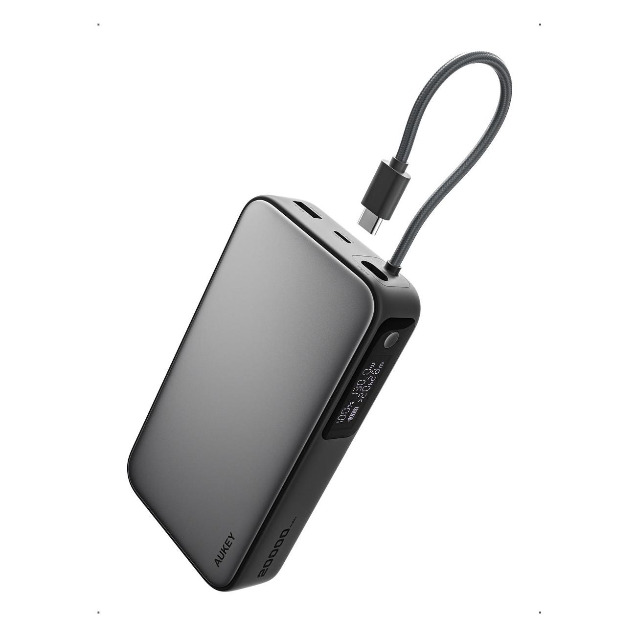 Изображение товара Внешний аккумулятор Aukey Spark Sling Cable 20000mah 130W