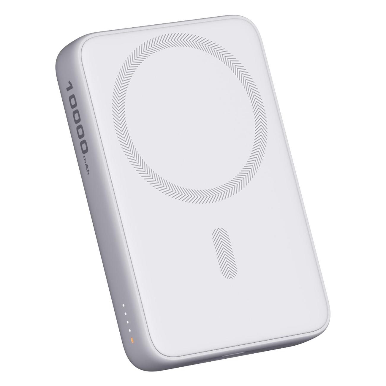 Изображение товара Внешний аккумулятор Aukey Magnetic 10000mah Qi 20W белый