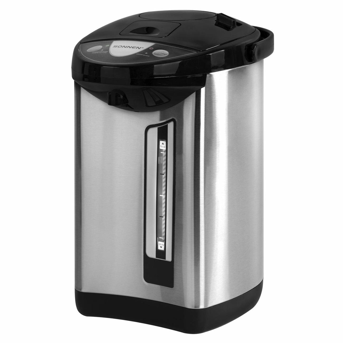 Изображение товара Термопот Sonnen TP-50, 5 л белый/ серебристый