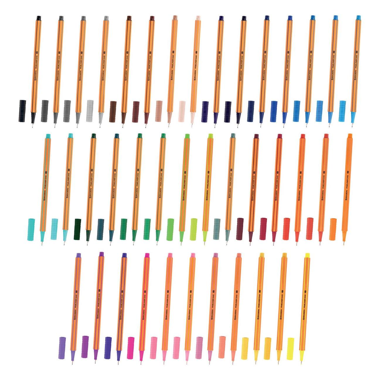 Изображение товара Набор ручек Brauberg BRG FINE 040 0,4мм 40 цветов