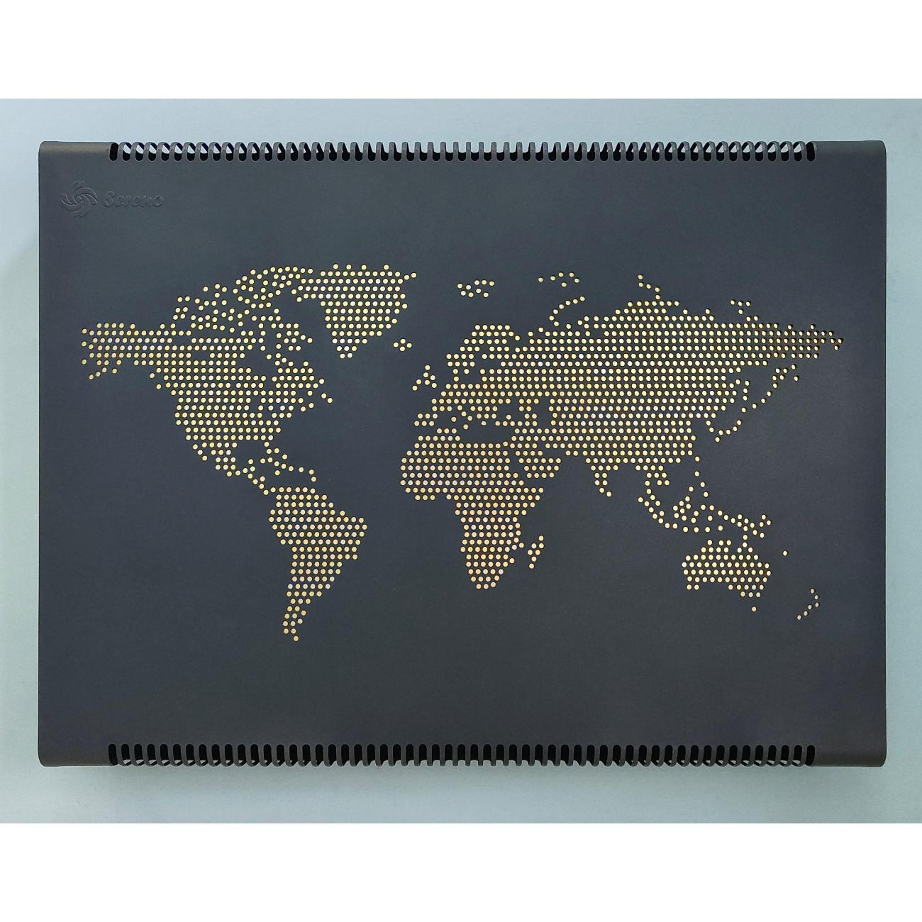 Изображение товара Дизайн-радиатор Sereno SLK-SBL-500-850-7016-MIR-ZOL (подключение слева)