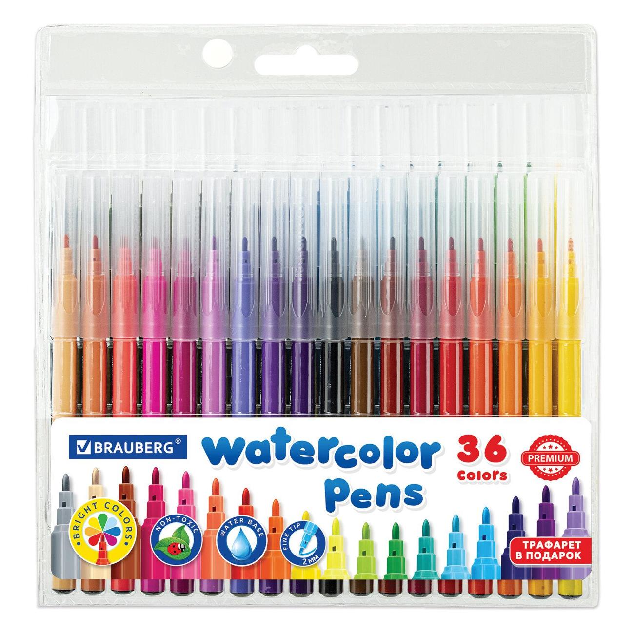 Изображение товара Фломастер Brauberg PREMIUM 36цв 152505