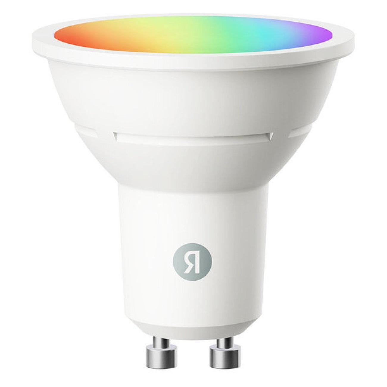 Изображение товара Умная лампочка Яндекс GU10, 520 Лм, RGB, работает с Алисой, Matter over Wi-Fi