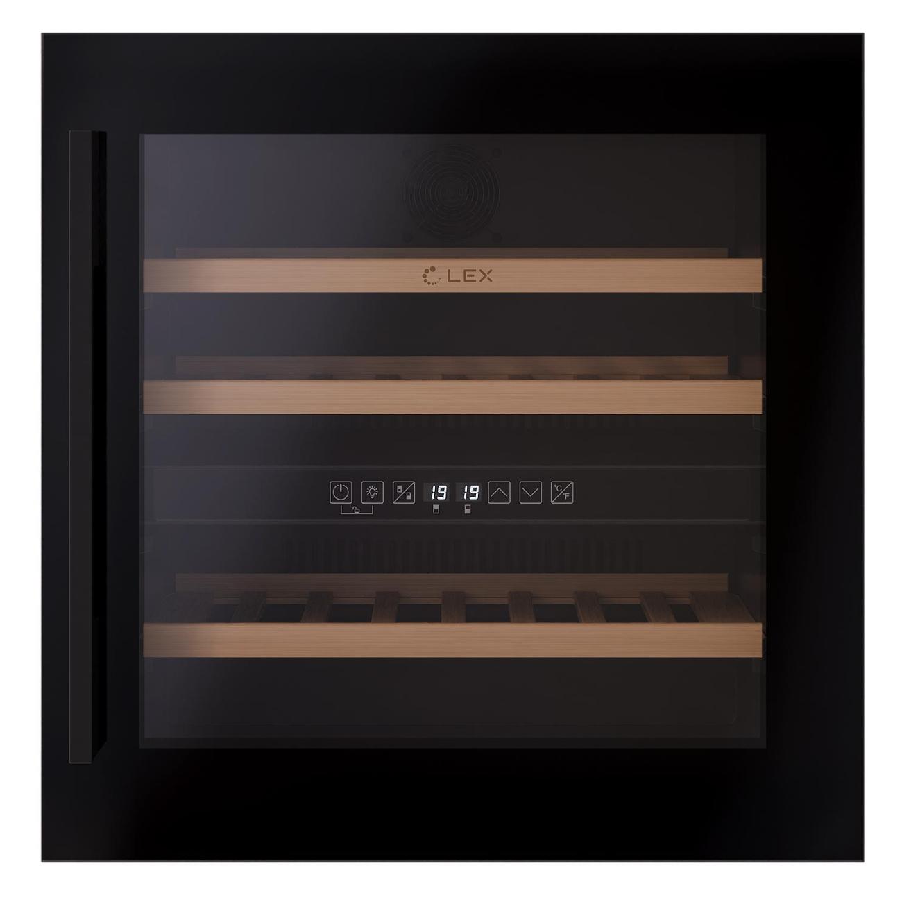 Изображение товара Винный шкаф LEX LWD6036BL dual zone