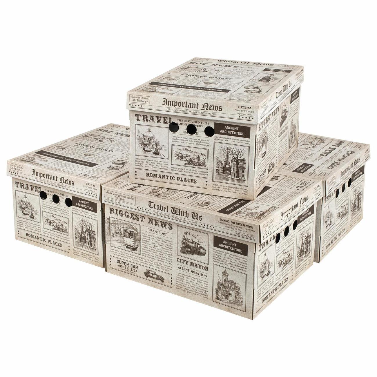 Изображение товара Короб для хранения Brauberg HOME Газета, 271814