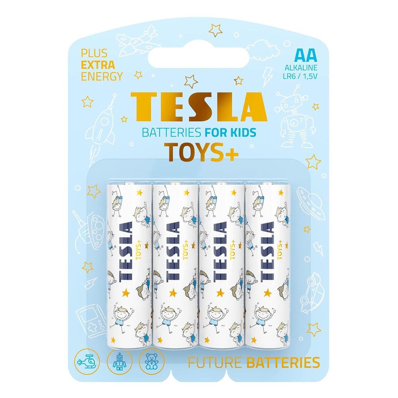 Изображение товара Батарейка алкалиновая (щелочная) Tesla AA TOYS BOY 140102