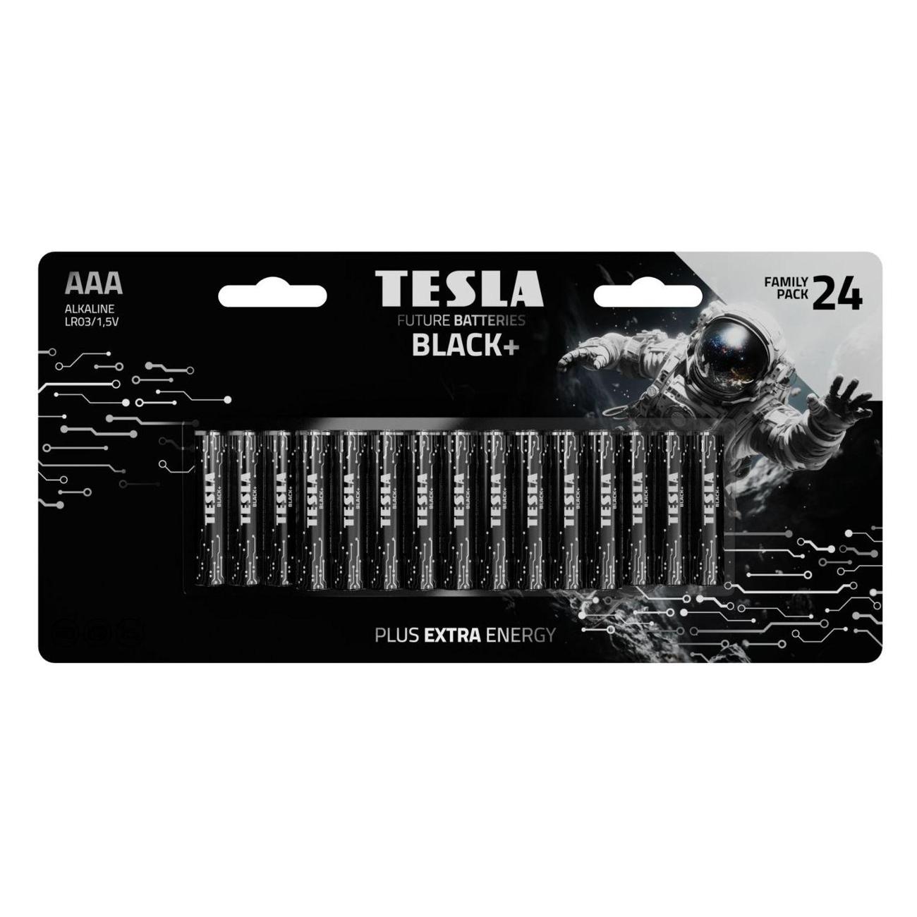 Изображение товара Батарейка алкалиновая (щелочная) Tesla AAA BLACK+ 140131