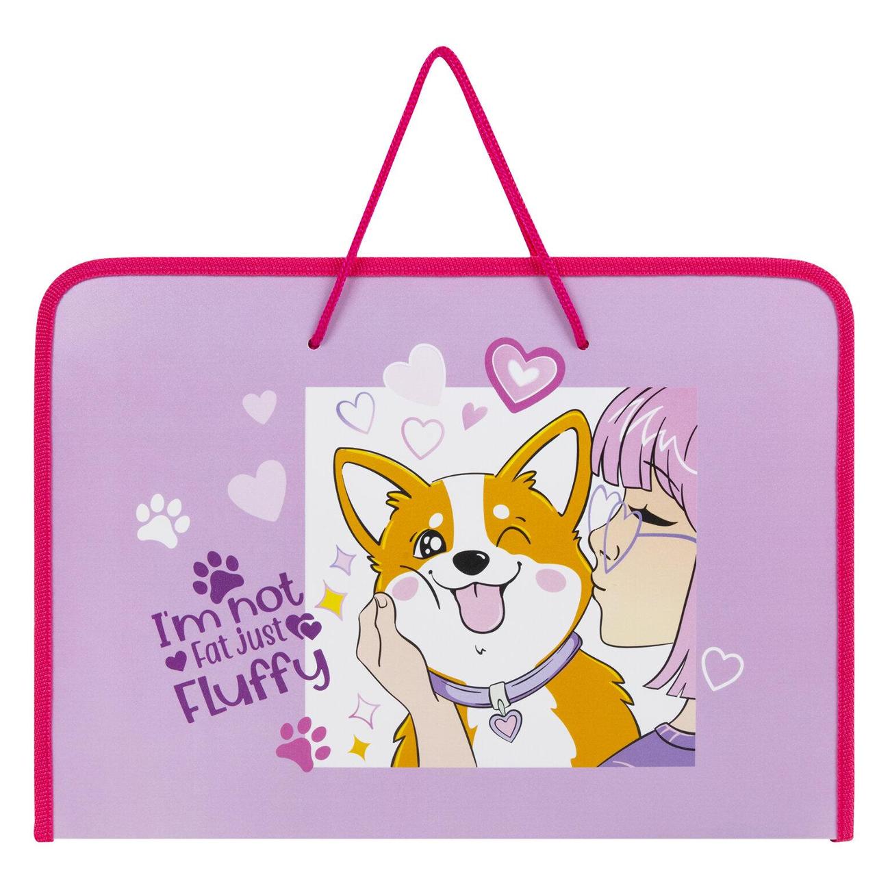 Изображение товара Папка для труда Пифагор А4 органайзер с ручками "Акита" 272227