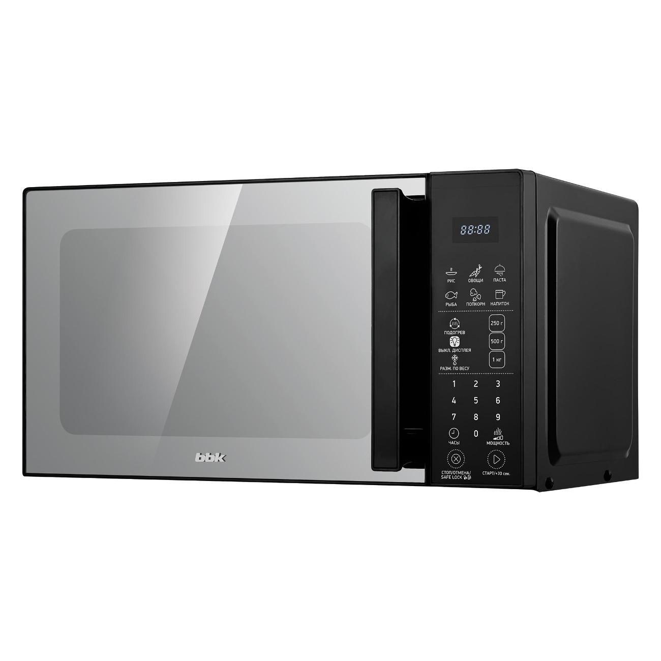 Изображение товара Микроволновая печь соло BBK 20MWS-806S/B черная