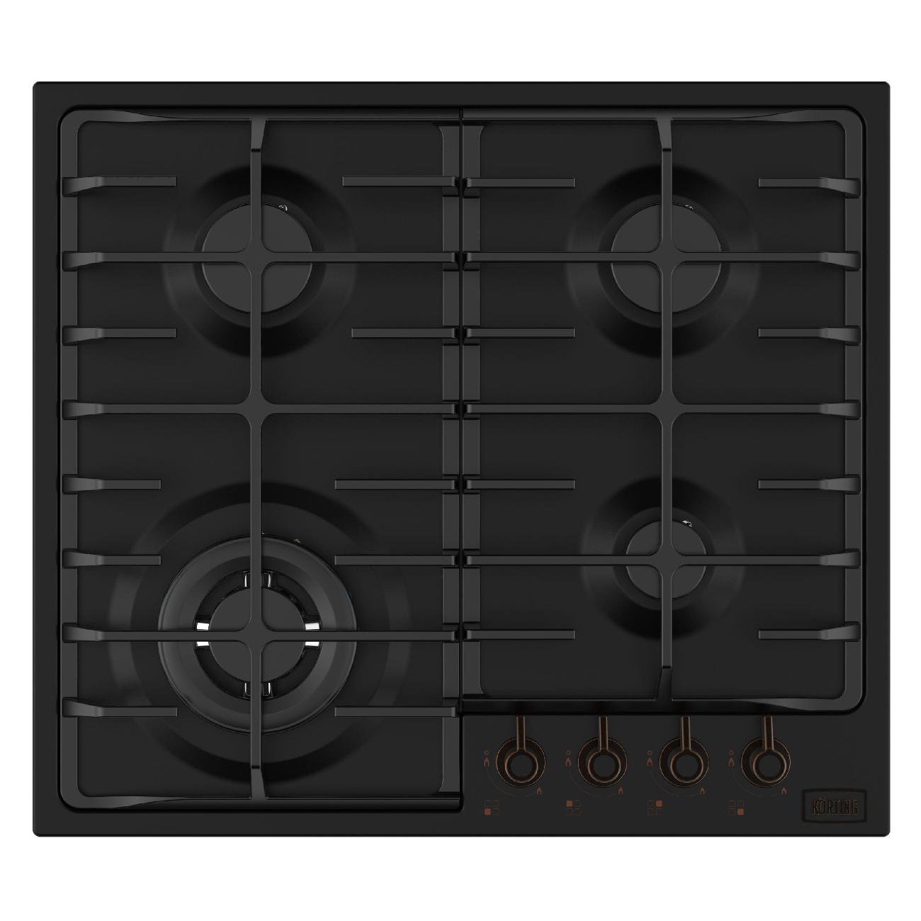 Изображение товара Встраиваемая газовая панель независимая Korting hg 674 ctcn