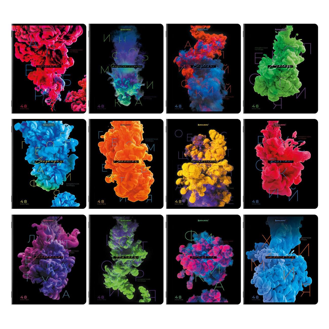 Изображение товара Тетрадь Brauberg 12шт PIGMENT 404834